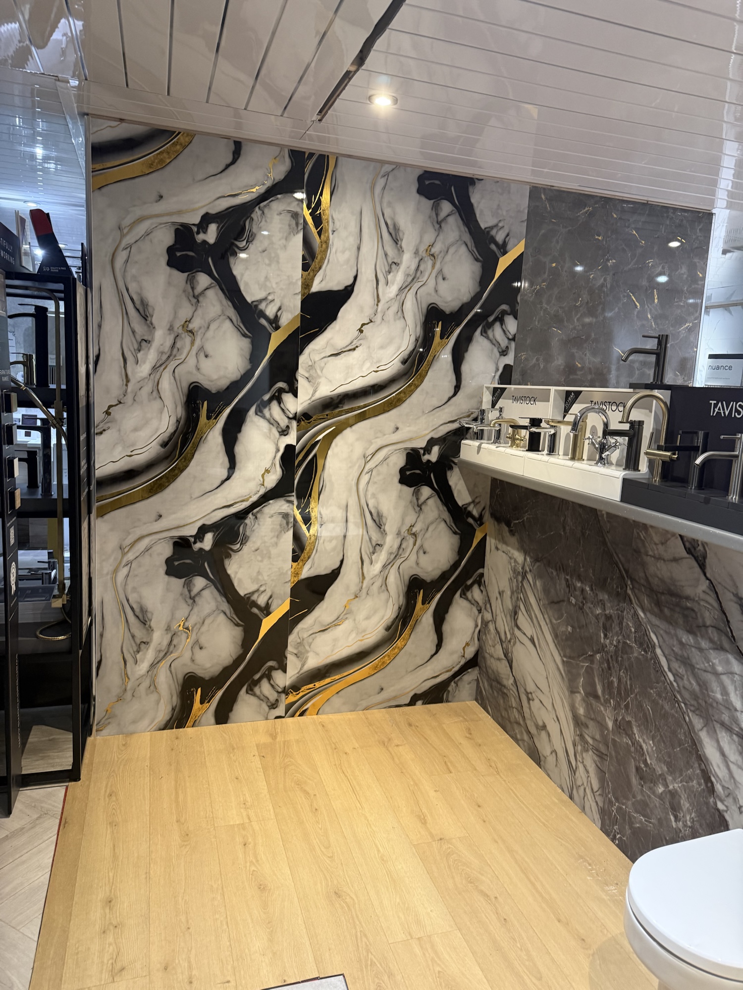 Cleared showroom space