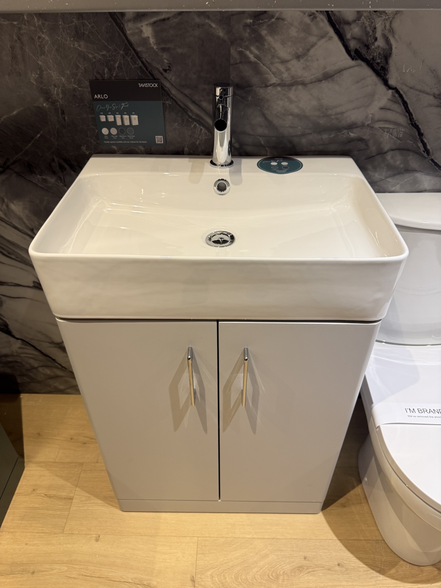 Arlo vanity installed