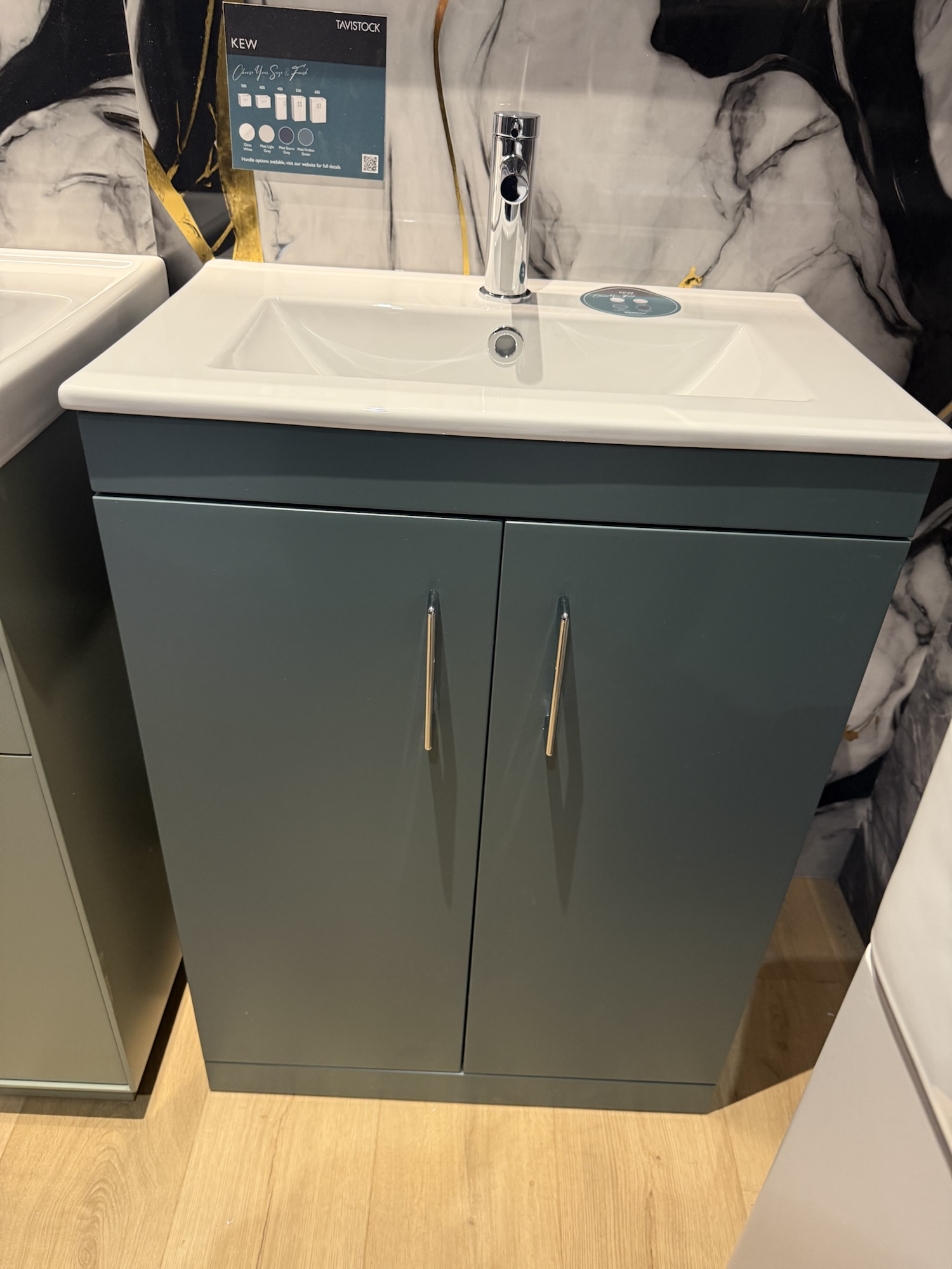 Kew 600 vanity installed